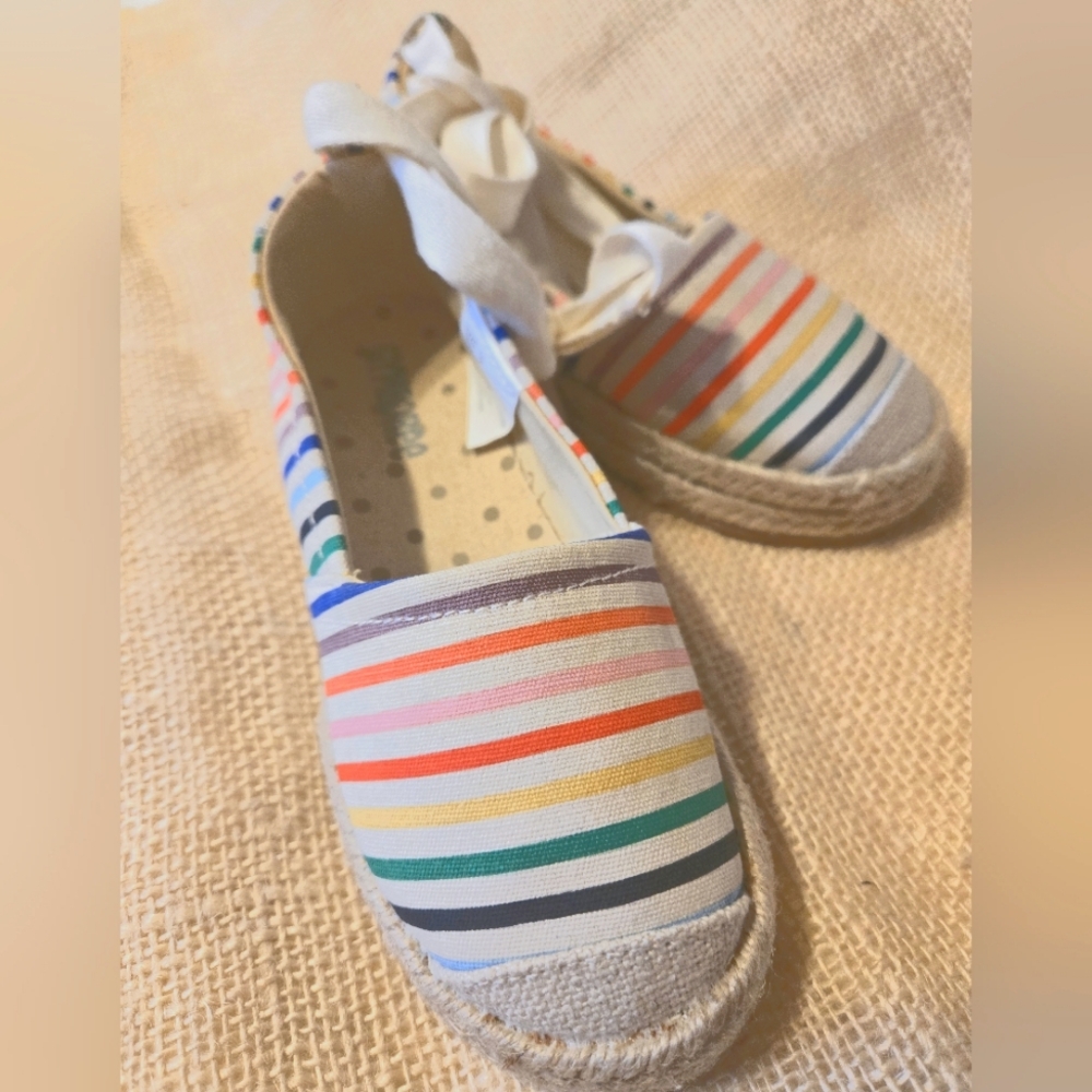 Gymboree rainbow girl’s espadrilles toddler size 10